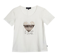 Embellished  Sequinned T-shirt - Eurockk.com