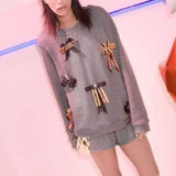 Rose Gold Ribbon Sweatshirt - Eurockk.com