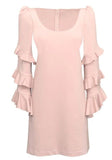 Darling Ruffle Pink Dress - Eurockk.com