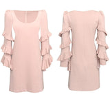 Darling Ruffle Pink Dress - Eurockk.com