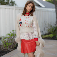 Wool Sleeveless Sweater