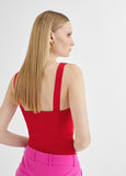 Tirante Red Top With Metallic Detail
