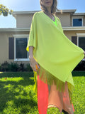 Colorful Knit Cape - Eurockk.com