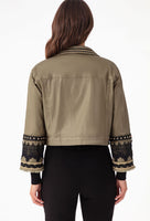 Embellished Olive Jacket