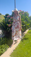 Floral Linen Dress - Eurockk.com