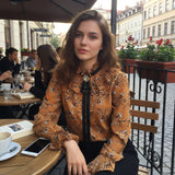 Floral Sand Tapestry Top - Eurockk.com