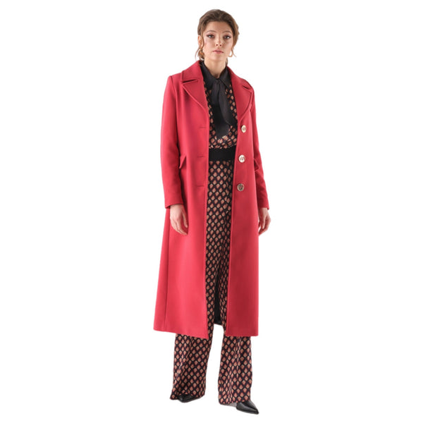 Brick Red Tweed Coat