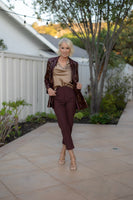 Bordeaux Sequinned Blazer