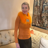Orange Fur Collar - Eurockk.com
