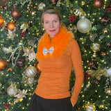 Orange Shimmery Top - Eurockk.com