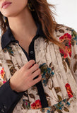 Floral Camel Blouse