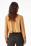 Camel Yellow Silky Shirt