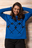 Royal Blue Sweater - Eurockk.com