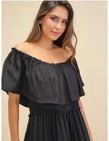 Black Long Summer Dress - Eurockk.com