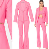 Pink Suit Pants - Eurockk.com