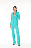 Turquoise Blue Suit Blazer - Eurockk.com