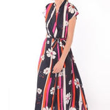 Floral Silky Summer Dress - Eurockk.com