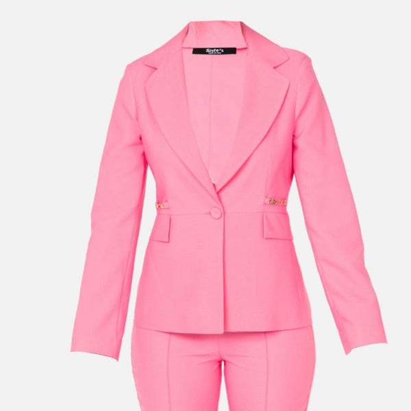 Pink Suit Blazer - Eurockk.com
