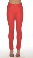 Red Stretch Jeans - Eurockk.com