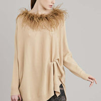 As Light Ad Feather Wool Sweater - Eurockk.com