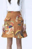 A-lab Printed Tweed Skirt - Eurockk.com