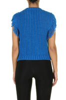 Warm Blue Knit Top - Eurockk.com