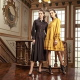 Winter Yellow Dress - Eurockk.com