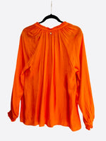 Orange Soft Blouse - Eurockk.com