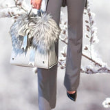 Faux Fur Grey Collar - Eurockk.com