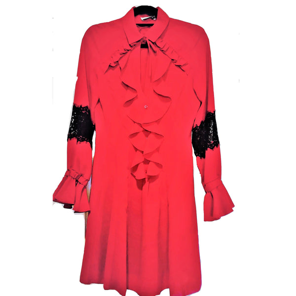 lacey red dress Aces Wild Red Lacey Dress