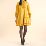 Winter Yellow Dress - Eurockk.com