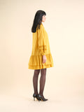 Winter Yellow Dress - Eurockk.com