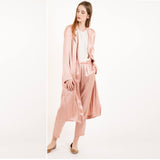 Blush Pink Satin Soft Pant - Eurockk.com