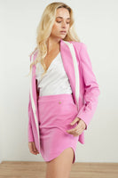 Hot Pink Suit Skirt - Eurockk.com
