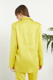 Hot Trend: Lime Satin Jacket - Eurockk.com