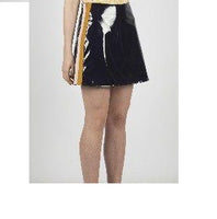Striped Plastic Skirt - Eurockk.com